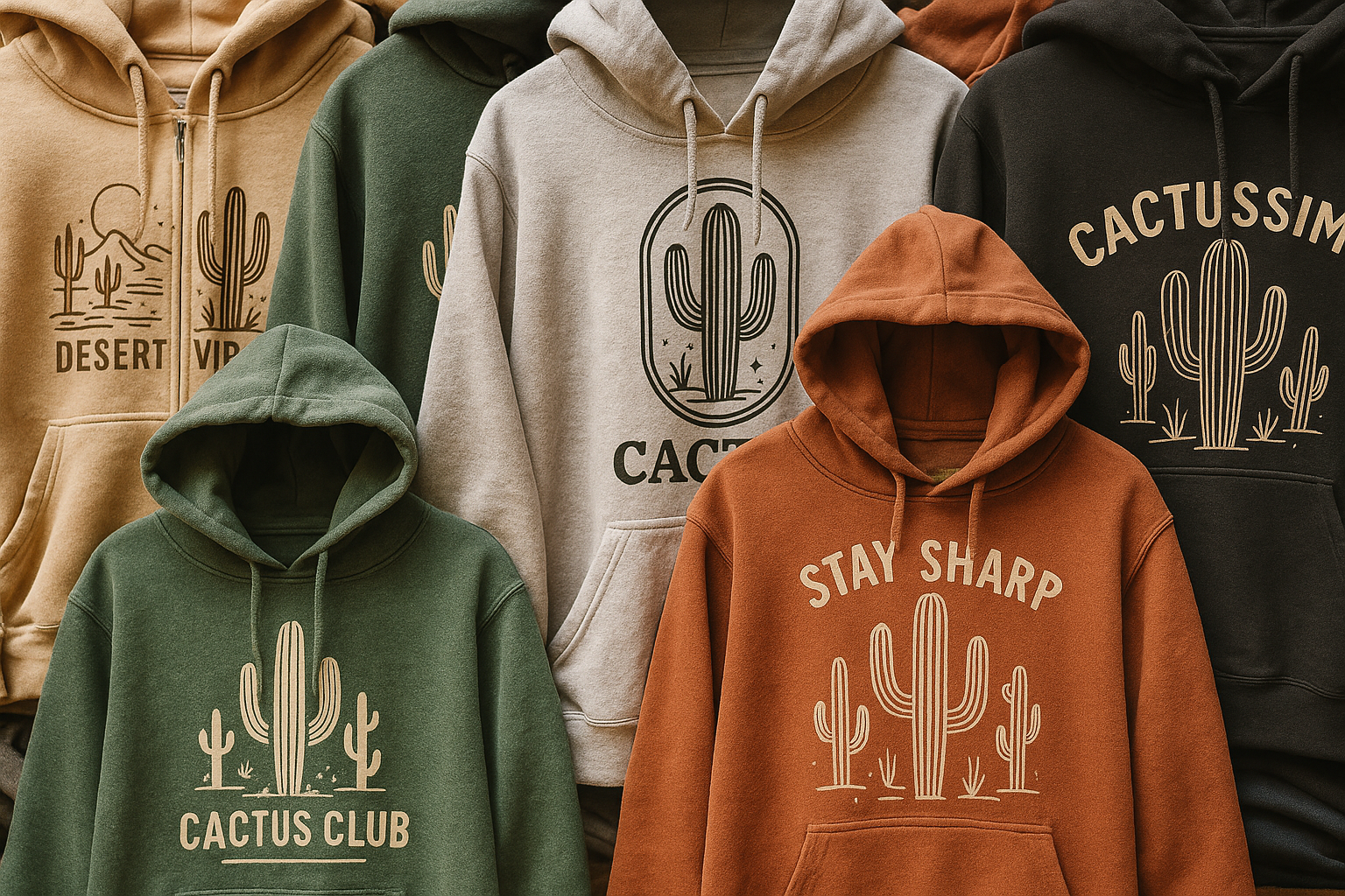 lots de sweat cactus