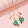 Lot de 2 pendentifs cactus toi & moi